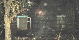 В Ивьевском районе горел нежилой дом