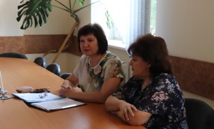 Заместитель председателя райисполкома Инна Васильевна Тарасова встретилась с коллективом «Белгосстраха»