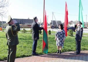 9 мая жители Ивьевщины присоединились к празднованию Дня Государственного герба и Государственного флага Республики Беларусь
