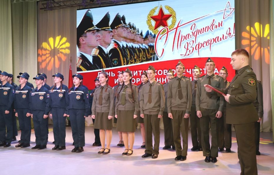 В день защитников отечества в ивьевском районе открыли военно-патриотический клуб
